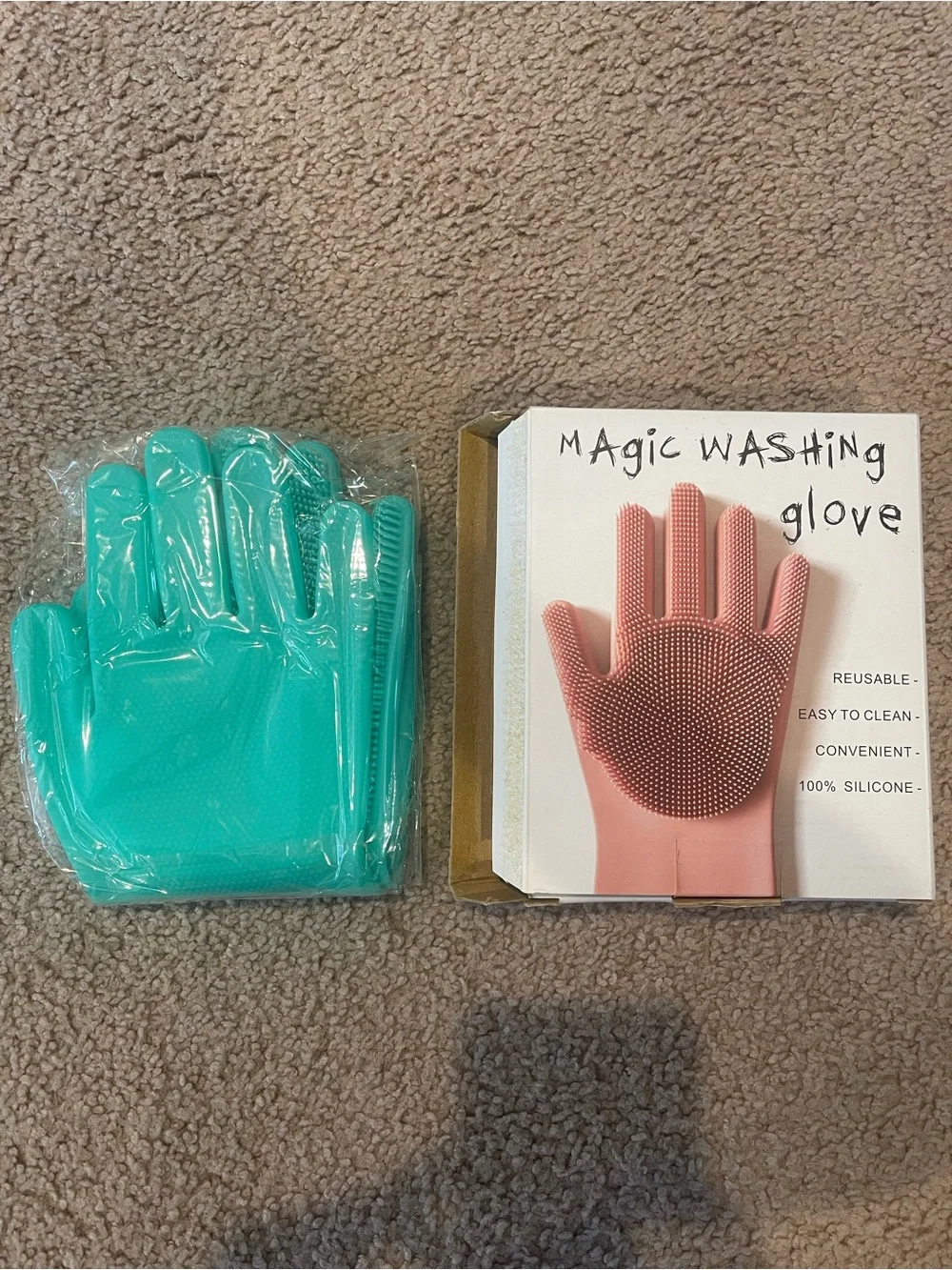 Reusable 100% Silicone Magic Washing Glove